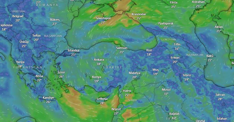 Meteorolojiden bölge ve saat verip uyardı! Fırtına geliyor 9